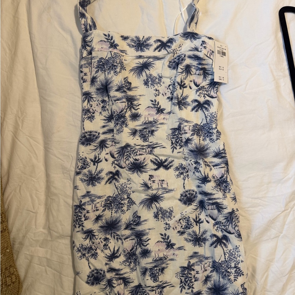 Abercrombie & Fitch halter linen dress